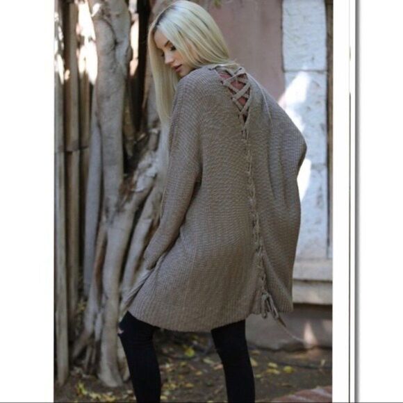 𝅺taupe Cardigan sweater - Picture 10 of 15